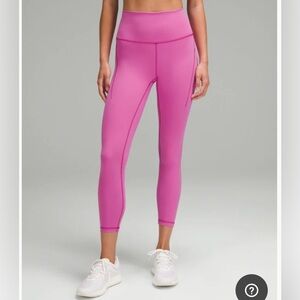 Lululemon wunder train leggings with pockets